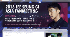 Desktop Screenshot of leeseunggi-sg.com